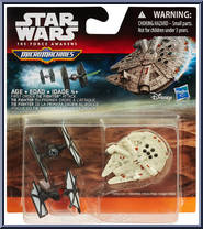 First Order Tie Fighter Attack from Star Wars - Force Awakens - Micro Machines - Vehicles manufactured by Hasbro [Front]