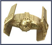 Tie Fighter (Advanced) (Gold) from Star Wars - Force Awakens - Micro Machines - Blind Bags - Wave 5 manufactured by Hasbro [Loose]