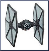 Tie Fighter (Gray) from Star Wars - Force Awakens - Micro Machines - Blind Bags - Wave 5 manufactured by Hasbro [Loose]