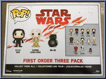 First Order Three Pack from Star Wars - Pop! Sets manufactured by Funko [Back]