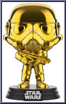 Stormtrooper (Gold Chrome) from Star Wars - Pop! Vinyl Figures manufactured by Funko [Loose]