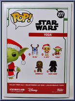 Yoda (Santa Costume) from Star Wars - Pop! Vinyl Figures manufactured by Funko [Back]