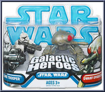Clone Trooper / Dwarf Spider Droid from Star Wars - Galactic Heroes - Wave 20 manufactured by Hasbro [Front]