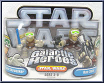 Luke Skywalker / Han Solo from Star Wars - Galactic Heroes - Wave  8 manufactured by Hasbro [Front]