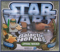 Luke Skywalker / Speeder Bike from Star Wars - Galactic Heroes - Wave  8 manufactured by Hasbro [Front]