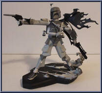 Boba Fett (Black & White) (Animated) from Star Wars - Maquettes manufactured by Gentle Giant [Loose]