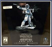 Boba Fett (Black & White) (Animated) from Star Wars - Maquettes manufactured by Gentle Giant [Front]
