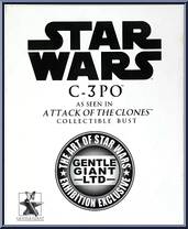 C-3PO (Attack of the Clones) from Star Wars - Mini-Busts manufactured by Gentle Giant [Front]