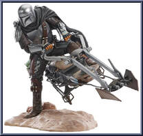 Din Djarin with Speeder Bike (Mandalorian) Action Figure