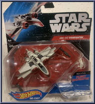 ARC-170 Starfighter from Star Wars - Hot Wheels Starships - Black Card / White Letters manufactured by Mattel [Front]