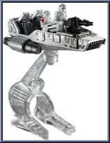 First Order Snowspeeder from Star Wars - Hot Wheels Starships - Black Card / White Letters manufactured by Mattel [Loose]