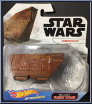 Sandcrawler from Star Wars - Hot Wheels Starships - White Card / Black Letters manufactured by Mattel [Front]