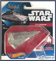 Star Destroyer from Star Wars - Hot Wheels Starships - Black Card / White Letters manufactured by Mattel [Front]