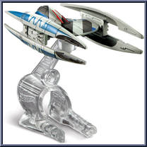 Vulture Droid from Star Wars - Hot Wheels Starships - Blue Card / Yellow Letters manufactured by Mattel [Loose]
