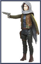 Jyn Erso (Jedha) from Star Wars - Last Jedi - Basic Series manufactured by Hasbro [Loose]