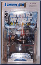 Asajj Ventress / Tol Skorr (Republic) from Star Wars - Legacy Collection - Comic Packs - Blue / White Packaging manufactured by Hasbro [Front]