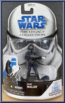 Bane Malar from Star Wars - Legacy Collection - Blue / White Cards manufactured by Hasbro [Front]