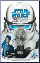 Captain Needa from Star Wars - Legacy Collection - Blue / White Cards manufactured by Hasbro [Front]
