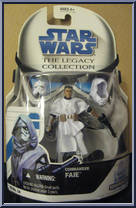Commander Faie from Star Wars - Legacy Collection - Blue / White Cards manufactured by Hasbro [Front]