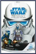 Jango Fett from Star Wars - Legacy Collection - Blue / White Cards manufactured by Hasbro [Front]