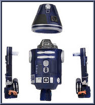 R4-D6 from Star Wars - Legacy Collection - Blue / White Card - Build A Droids manufactured by Hasbro [Loose]