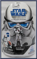 Saleucami Trooper from Star Wars - Legacy Collection - Blue / White Cards manufactured by Hasbro [Front]