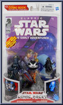 Stormtrooper / Blackhole Hologram (The Early Adventures) from Star Wars - Legacy Collection - Comic Packs - Red / White Packaging manufactured by Hasbro [Front]