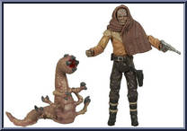 Trinto Duaba & Dice Ibegon from Star Wars - Legacy Collection - Blue / White Cards manufactured by Hasbro [Loose]