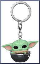 Grogu (Hovering Pram) from Star Wars - Mandalorian - Pop! Keychains manufactured by Funko [Loose]