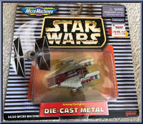 A-Wing Starfighter from Star Wars - Micro Machines - Tie Fighter Packaging manufactured by Galoob [Front]