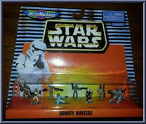 Bounty Hunters from Star Wars - Micro Machines - Stormtrooper Packaging manufactured by Galoob [Front]