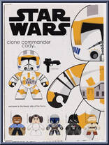 Commander Cody from Star Wars - Mighty Muggs - Series 3 manufactured by Hasbro [Back]