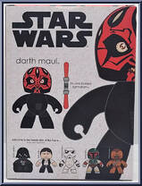 Darth Maul from Star Wars - Mighty Muggs - Series 7 manufactured by Hasbro [Back]