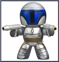 Jango Fett from Star Wars - Mighty Muggs - Series 3 manufactured by Hasbro [Loose]