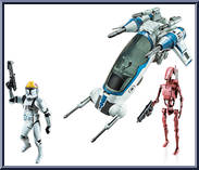 501st Legion Attack Dropship (with Clone Pilot / Battle Droid) Action Figure