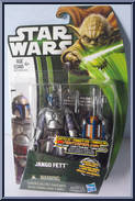 Jango Fett from Star Wars - Movie Heroes - Yoda Package manufactured by Hasbro [Front]