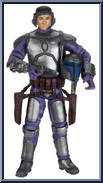 Jango Fett from Star Wars - Movie Heroes - Yoda Package manufactured by Hasbro [Loose]
