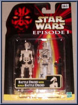 Battle Droid (with Sliced Battle Droid) from Star Wars - Phantom Menace - Foreign Exclusive manufactured by Hasbro [Front]
