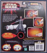 Darth Maul from Star Wars - Phantom Menace - Deluxe Figures manufactured by Hasbro [Back]