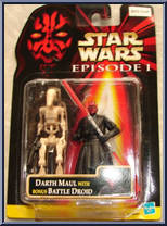 Darth Maul (with Battle Droid) from Star Wars - Phantom Menace - Foreign Exclusive manufactured by Hasbro [Front]