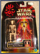 Queen Amidala (Coruscant with Battle Droid) Action Figure