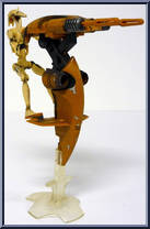 STAP and Battle Droid from Star Wars - Phantom Menace - Sneak Preview manufactured by Hasbro [Loose]