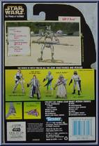 ASP-7 Droid from Star Wars - Power of the Force II - Hologram Green Card manufactured by Kenner [Back]