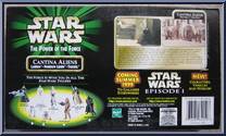 Cantina Aliens from Star Wars - Power of the Force II - Cinema Scenes manufactured by Kenner [Back]