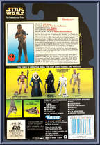 Chewbacca from Star Wars - Power of the Force II - Hologram Green Card manufactured by Kenner [Back]