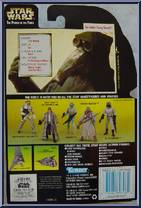 Garindan (Long Snoot) from Star Wars - Power of the Force II - Hologram Green Card manufactured by Kenner [Back]