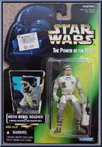 Hoth Rebel Soldier from Star Wars - Power of the Force II - Green Card manufactured by Kenner [Front]