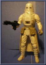 Snowtrooper from Star Wars - Power of the Force II - Hologram Green Card manufactured by Kenner [Loose]