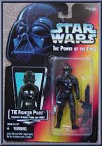 TIE Fighter Pilot from Star Wars - Power of the Force II - Red Card manufactured by Kenner [Front]