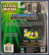Masters of the Dark Side from Star Wars - Power of the Jedi - Phantom Menace manufactured by Kenner [Back]